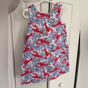 Tommy Bahama Red and Blue Patterned Dress